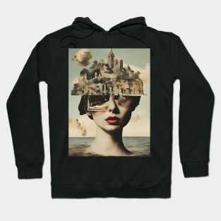 Surreal Citadel: A Dreamer's Escape Hoodie